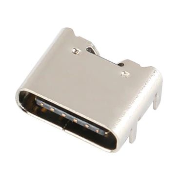 USB-C connector female 90 graden SMD PCB